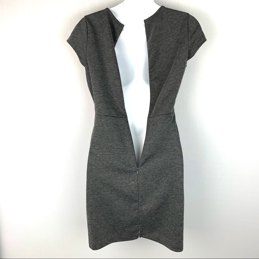 50% OFF Belle Du Jour Gray Mini Dress Buttons - Picture 7 of 8